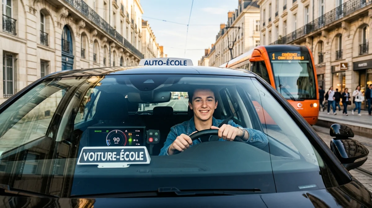 Trouver son permis B en centre ville de Nantes