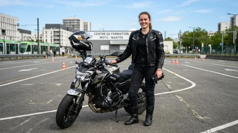 Formation au permis A2 moto à Nantes