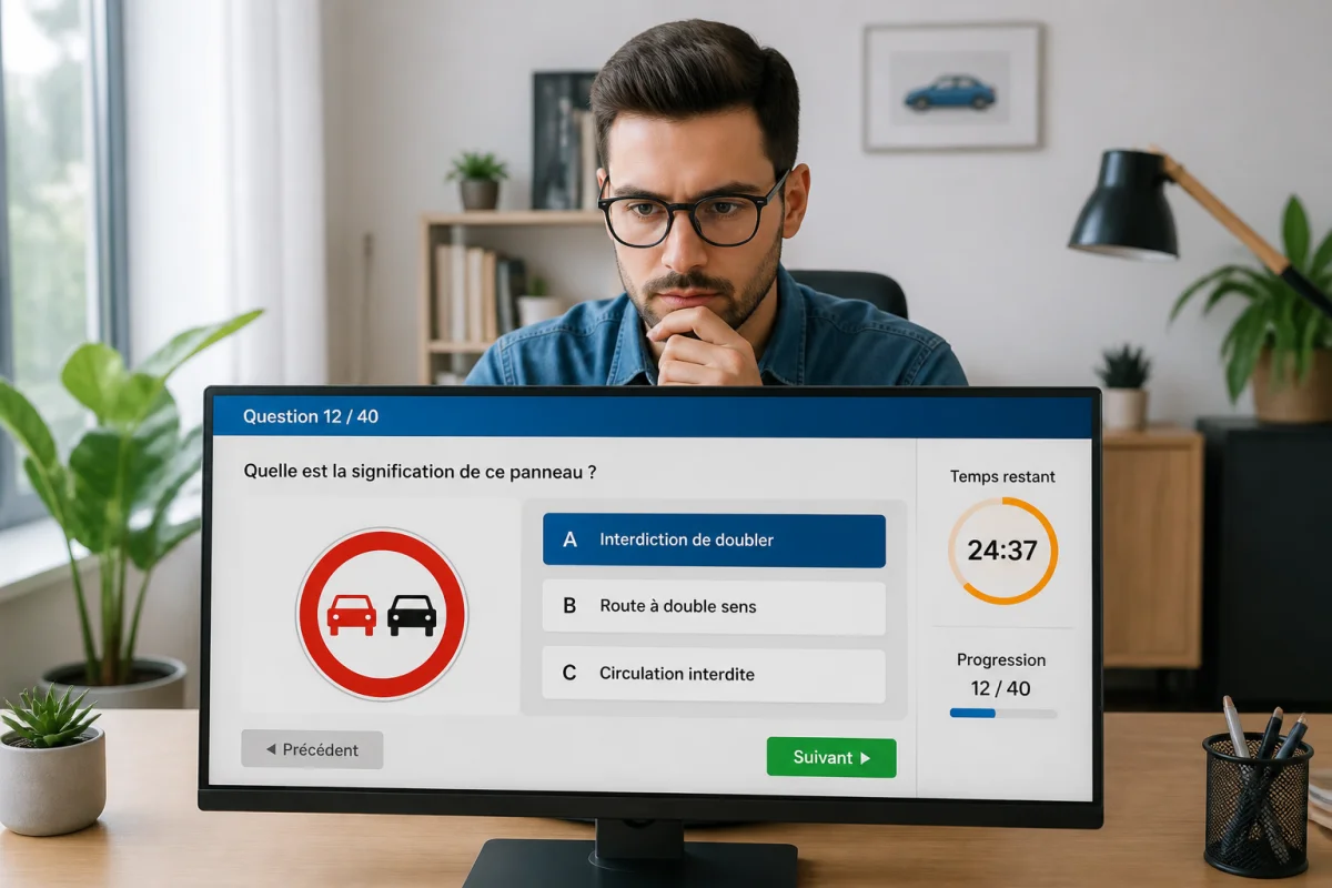 combien de temps dure le code de la route examen