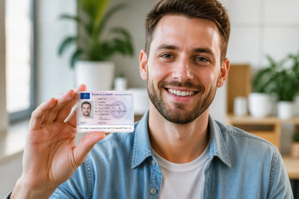 comment changer son permis de conduire rose en carte